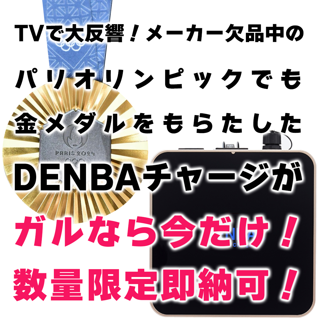 数量限定】今なら即納可能！大反響中で2か月待ち『DENBAチャージ